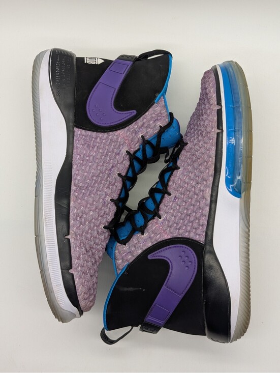 Mens Size 12 Nike AlphaDunk Voltage Purple Blue White Black Shoes BQ5401-900 main image 5